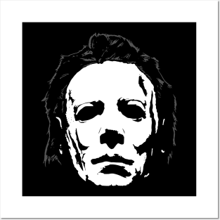 Michael Myers Face Posters and Art